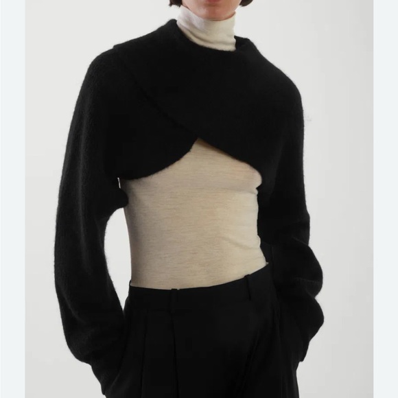 COS ribbed knit wool bolero - Picture 1 of 5